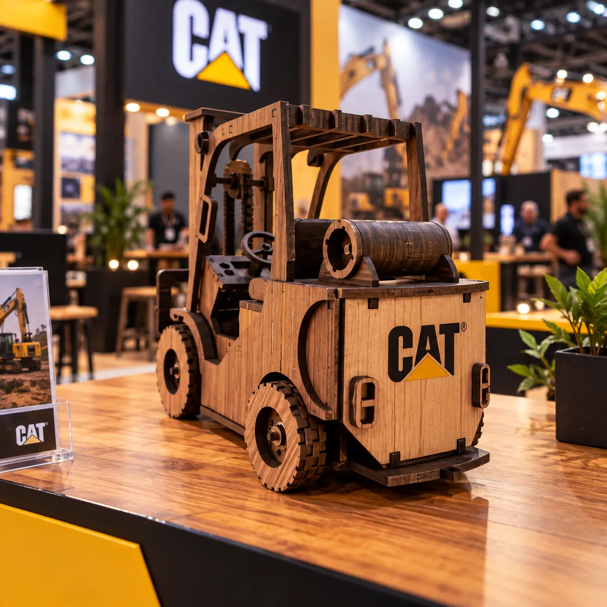 Empilhadeira CAT — Peça para feira