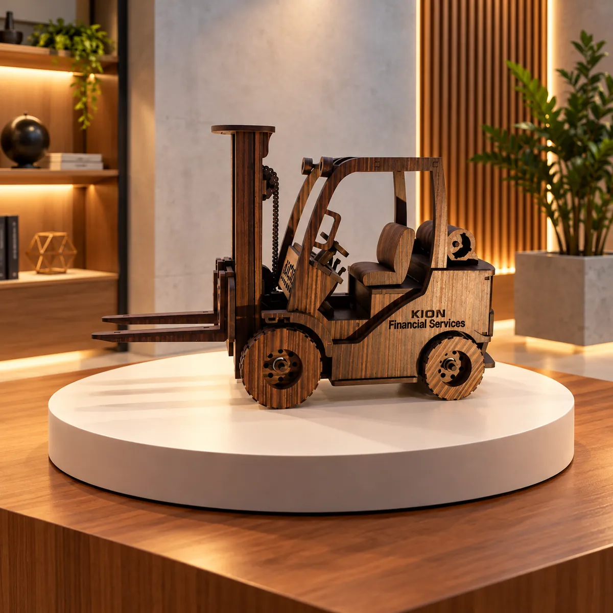 Empilhadeira KION — Miniatura corporativa